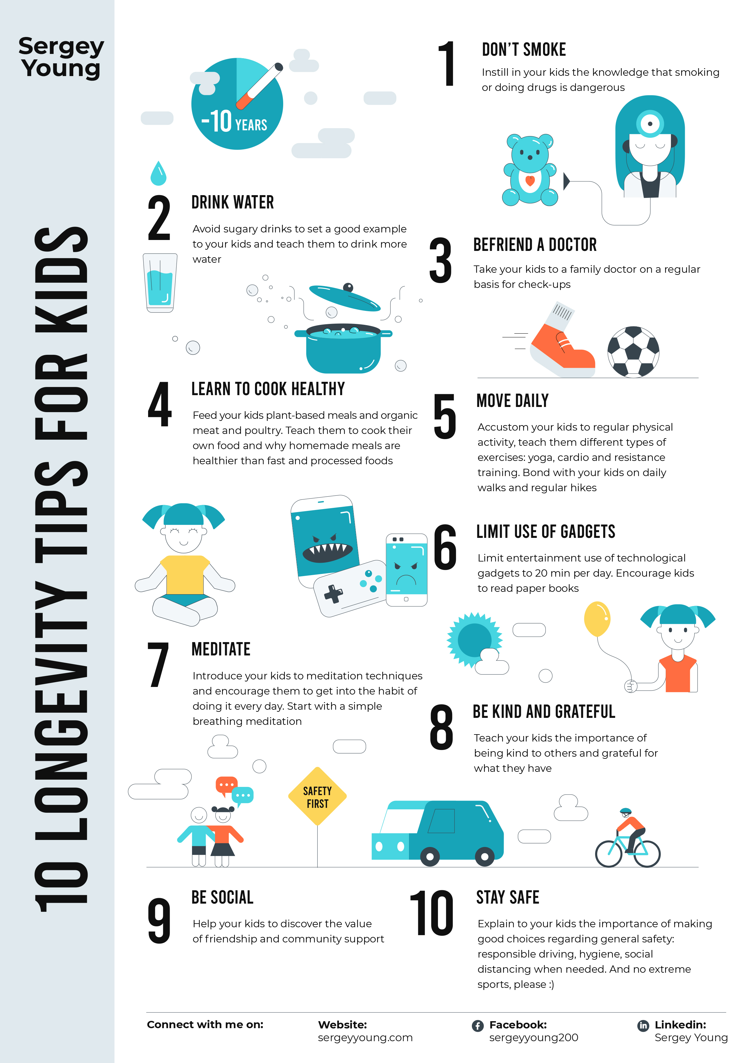 10 Longevity Tips for Kids